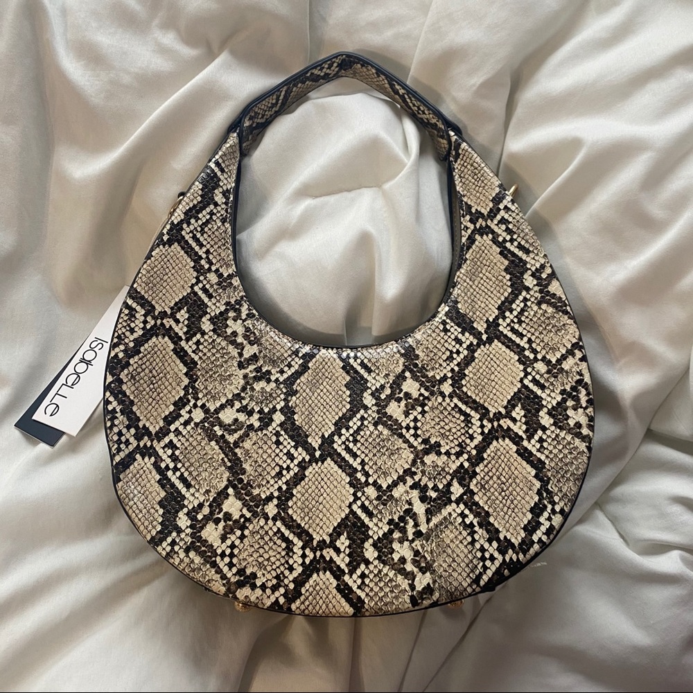Isabelle || Round Arm or Crossbody Snakeskin Bag